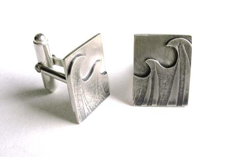 wave cufflinks £100