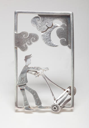 mowing by moonlight £250