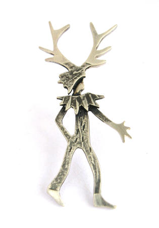 Wild thing- Stag lapel pin £70