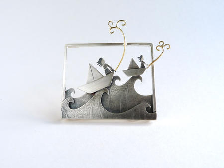 After paper prayers on stormy seas