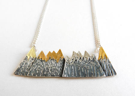 Mountain range necklace £164