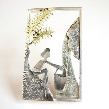Waterfall brooch £225