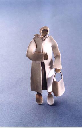 Old woman with shopping