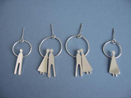 people hoop earrings