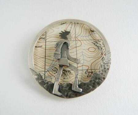 Snowdonia Hiking brooch £235