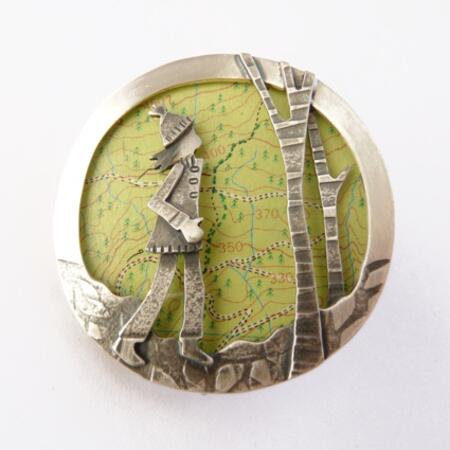 Woodland wanderings brooch £235