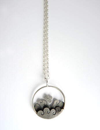 small cloud pendant £100