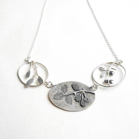 Hip,Bramble, sloe necklace £280