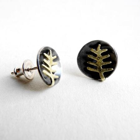 fern earrings (oxi) £64