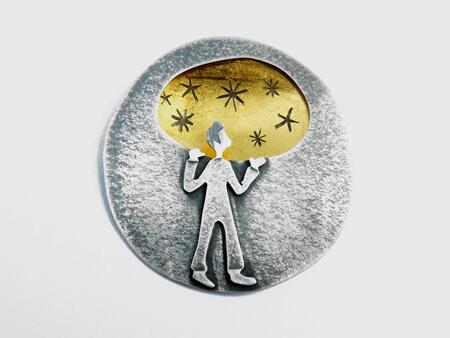 The darker the night, the brighter the stars £225