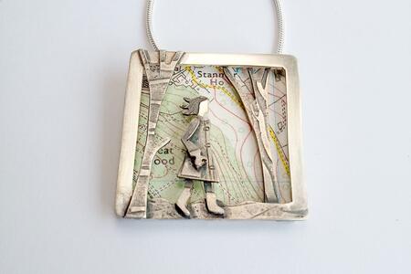 Walking at Stanmer pendant £215