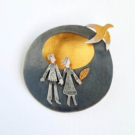 Hope set free brooch/pendant £225