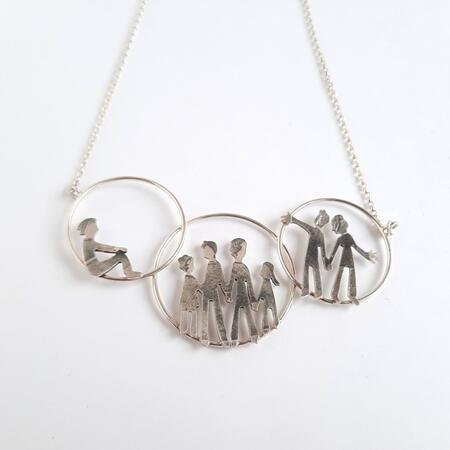 Family Bubble necklace- triple £250