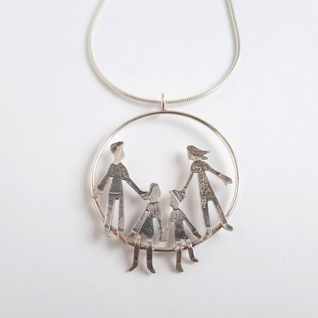 family bubble pendant (4 people) £180