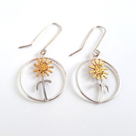 Sunflower earrings £120