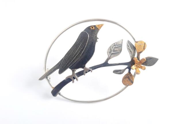 Blackbird brooch £195