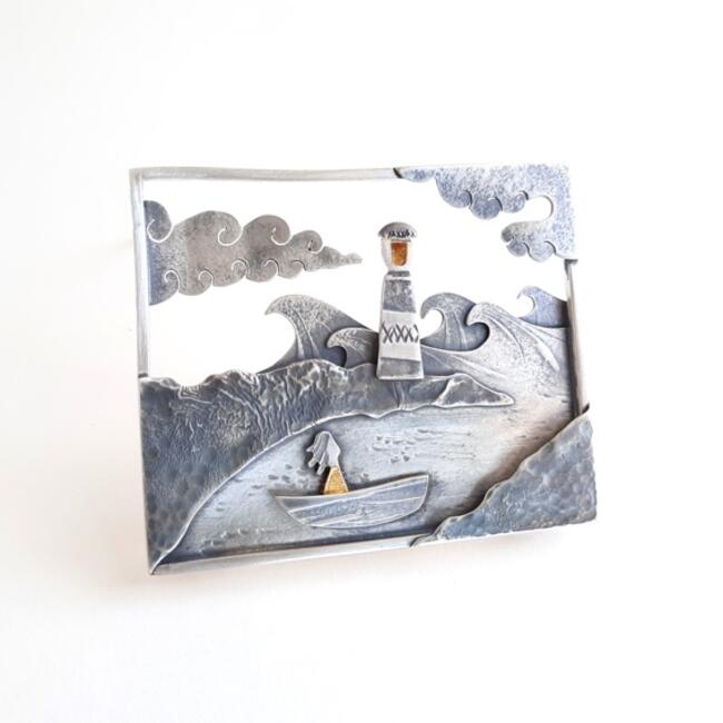 Safe Harbour brooch £275