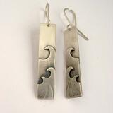 wave dangle earrings £72