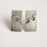 wave stud earrings £58