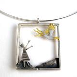 golden firebird pendant £195