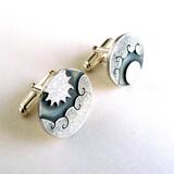 sun and moon cufflinks £100
