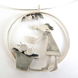 Picking apples pendant £220