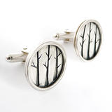 Birch cufflinks (negative) £100