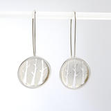 Birch long drop earrings (negative) £75