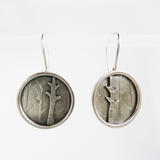 Birch short drop earring (positive) £75
