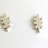 small oak leaf earrings £32