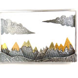 Mountain range brooch £220