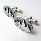 Oval Mountain Cufflinks £100