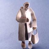 Old woman with shopping