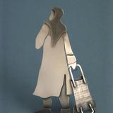 woman with shopping trolley