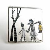 Leading with the light brooch £235