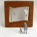 woodland adventures -silver brooch