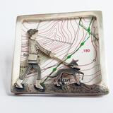 Dog walk at the Chattri brooch £235