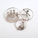 family bubble brooch £230