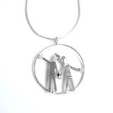 family bubble pendant (couple) £150