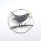 Blackbird brooch (circle)…