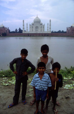 back of Taj Mahal