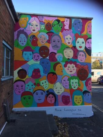 Mural at Colin Campbell Court