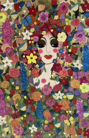 SOLD Flower Girl Five