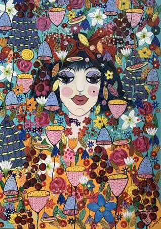 SOLD Country Flower Girl