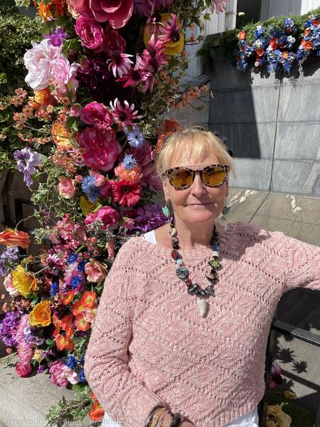 Me at The Chelsea Flower Show