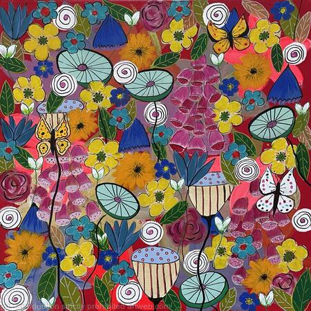Abstract Meadow of Flowers 2