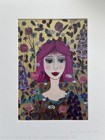 Flower Girl Print Five