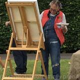 Me at work at Powderham Castle