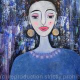Woman in Blue