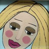 SOLD Girl with blond hair